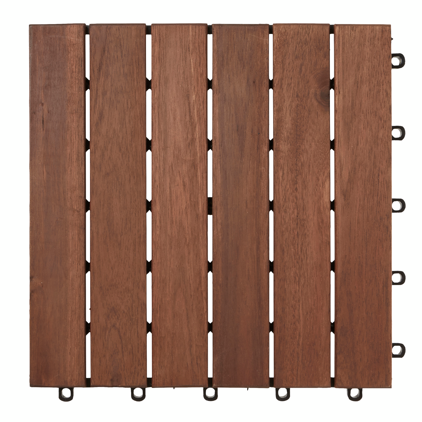 Terassilaatta Goodiy akaasia 30x30 tummanruskea öljytty