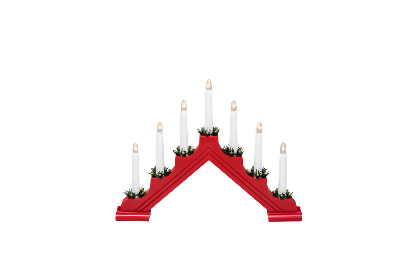 Kynttelikkö Konstsmide 2310 punainen