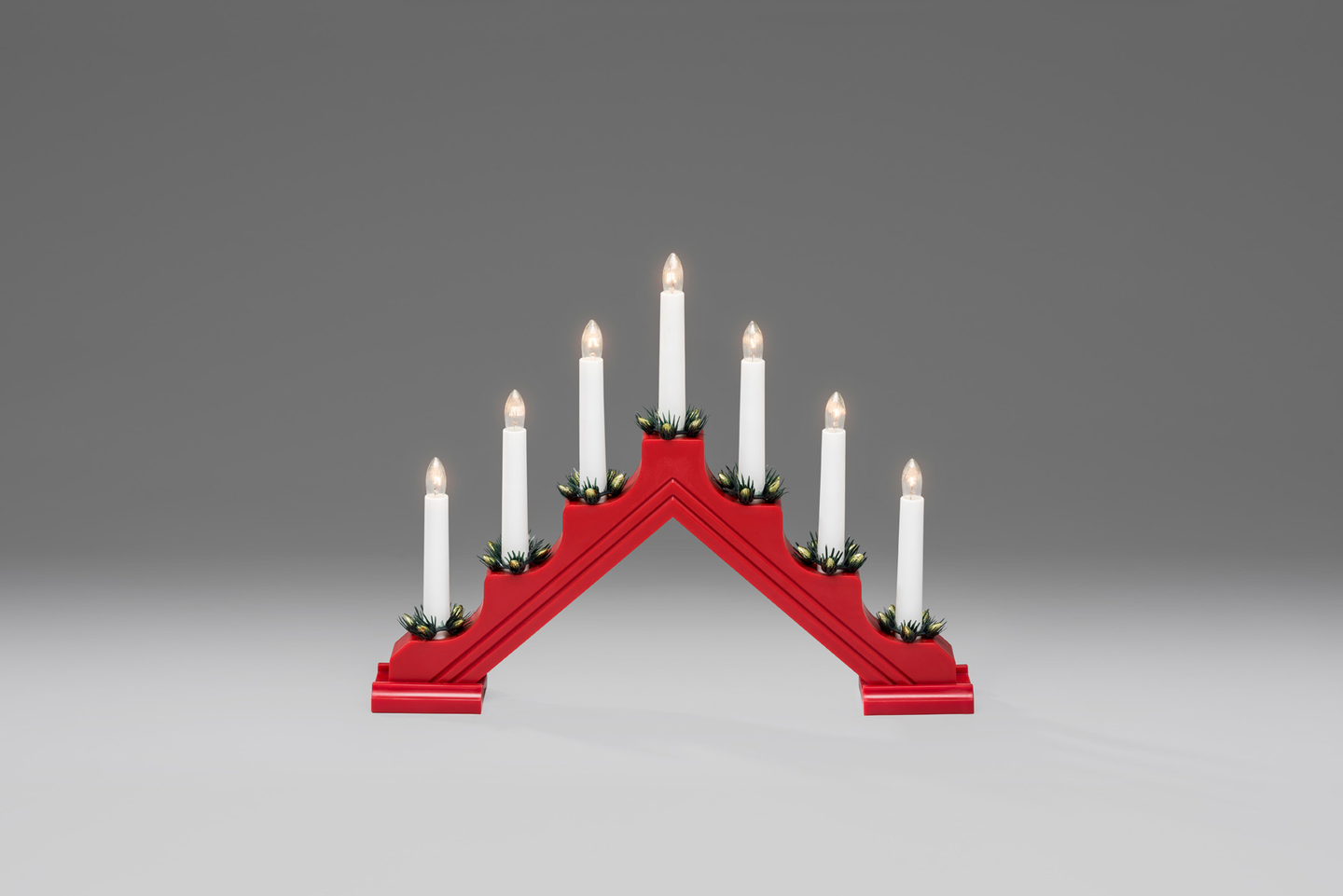 Kynttelikkö Konstsmide 2310 punainen