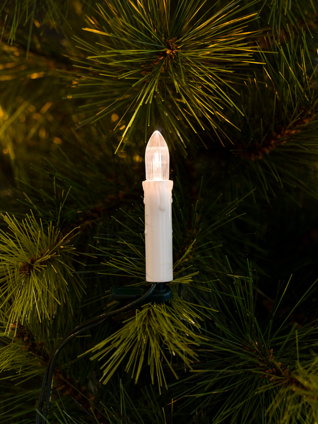 Kuusenkynttiläsarja Konstsmide 2036 15 lediä vihreä johto