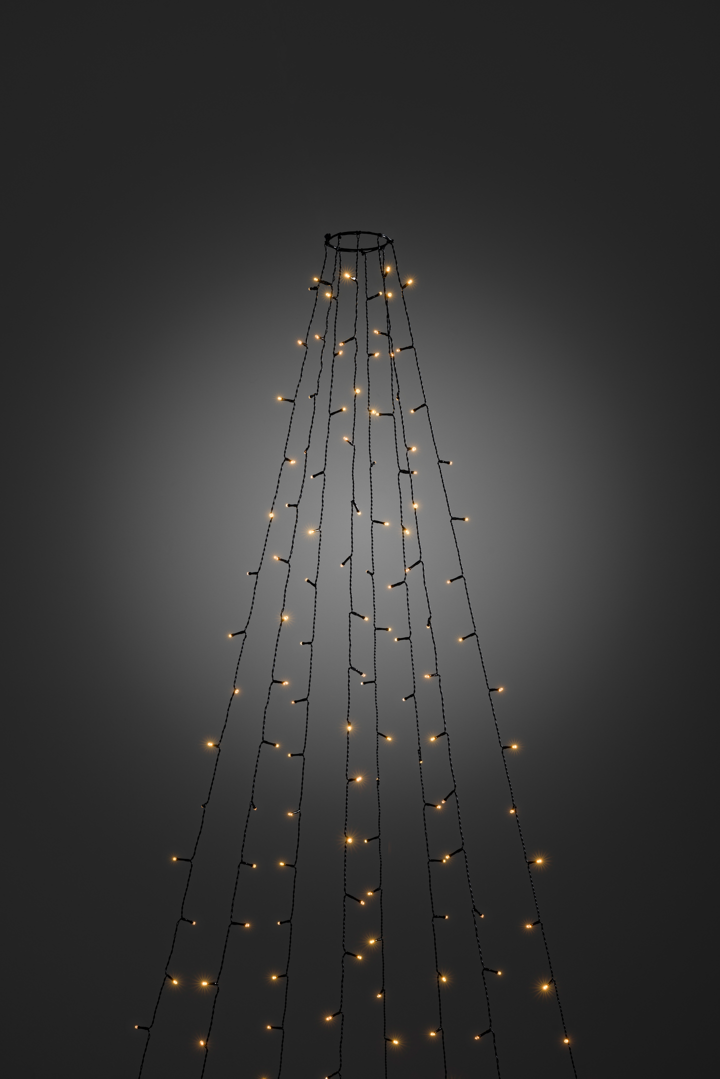 Ulkovalosarja Konstsmide säihky 2,4m 240 lediä Amber 6320-810