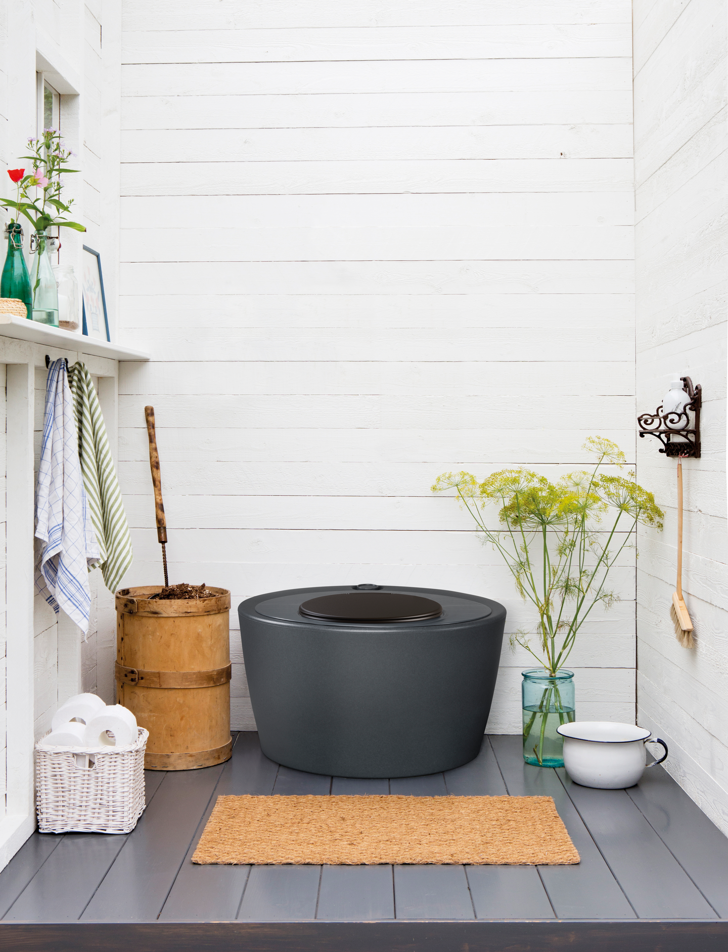 Kuivikekäymälä Kekkilä kompostoiva 100l