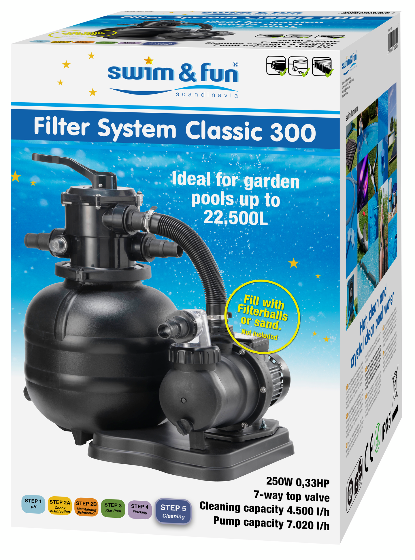 Sandfiltersystem Swim \u0026 Fun Classic 300 