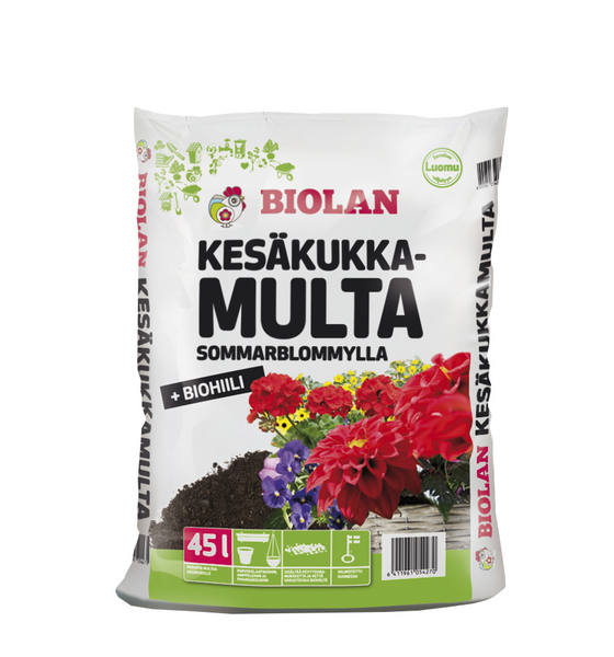 Kesäkukkamulta Biolan 45l