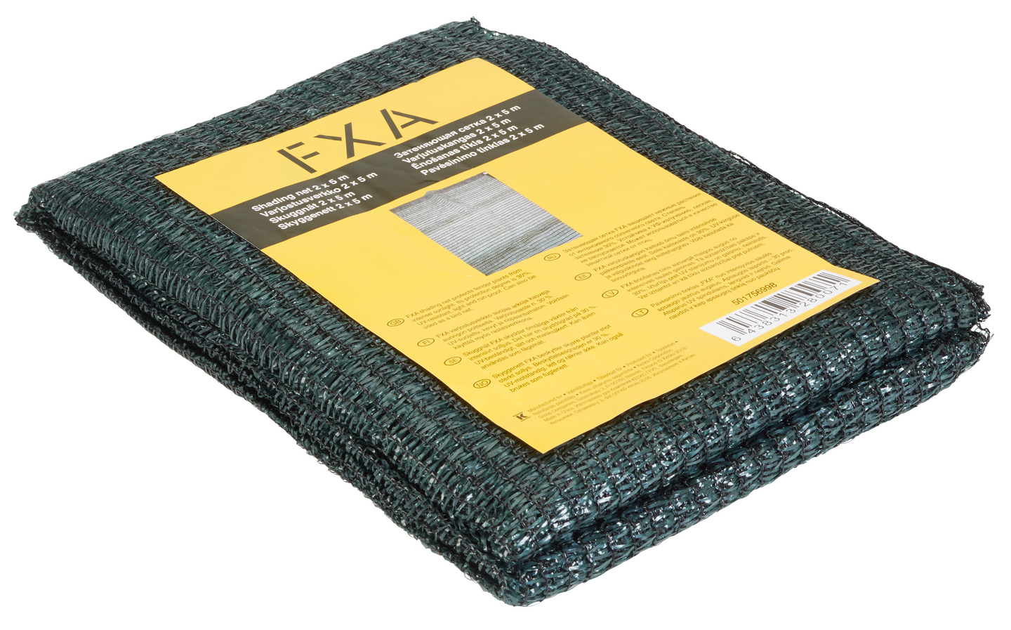 Varjostuspeite FXA 2x5m 30%