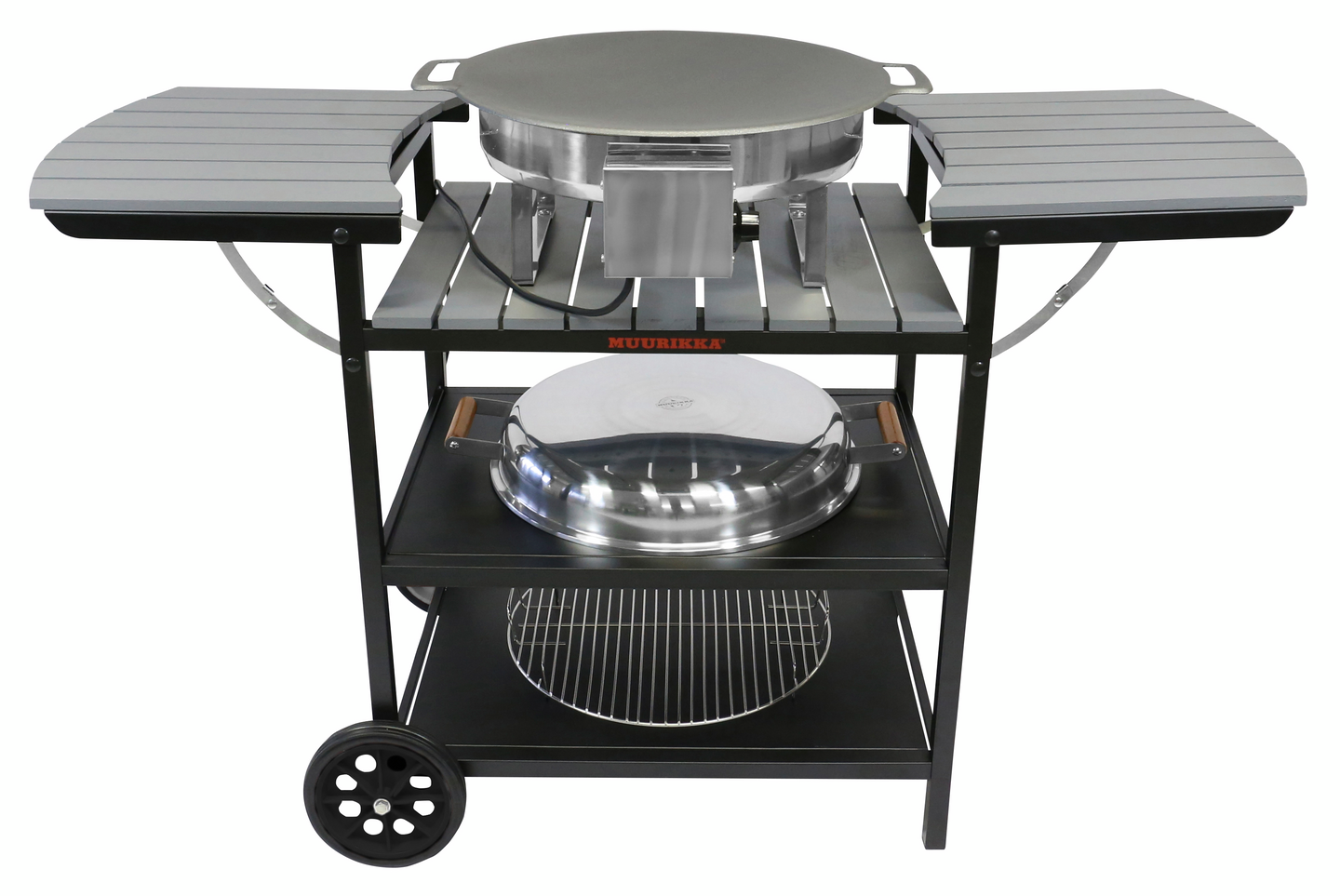 Kesäkeittiö Muurikka sähkö harmaa