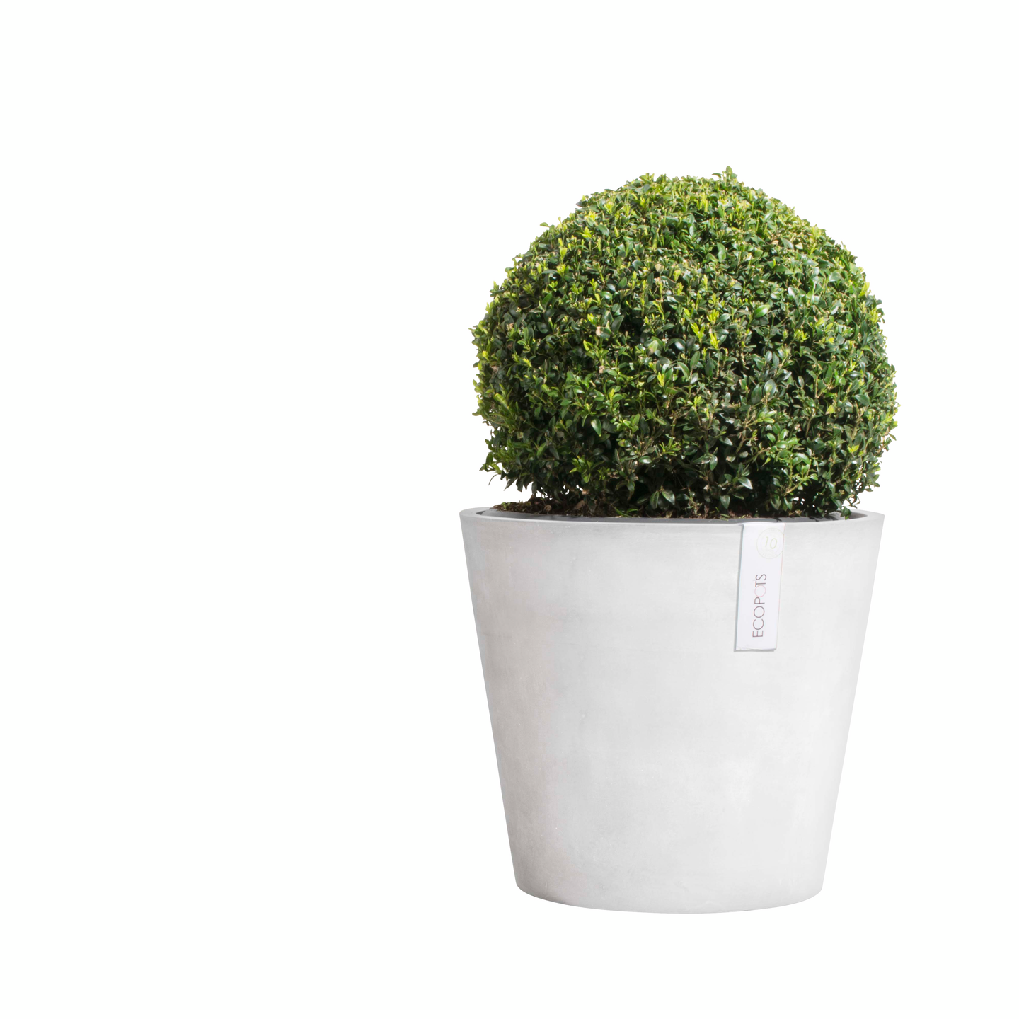 Ruukku Ecopots Amsterdam 50cm valkoharmaa