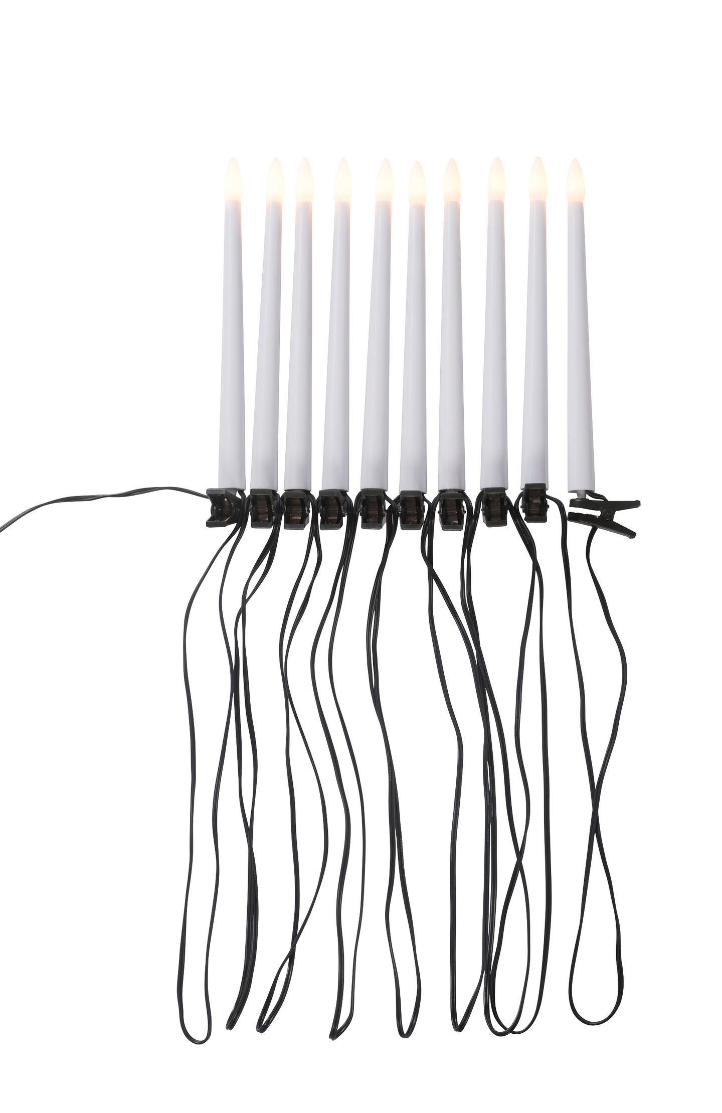 Kuusenkynttiläsarja Airam Kimmel 10 lediä valkoinen