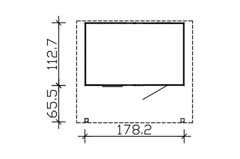 Leikkimökki Michel 3,2m²