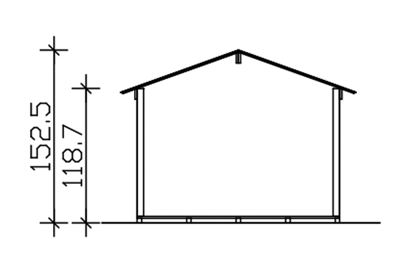 Leikkimökki Michel 3,2m²