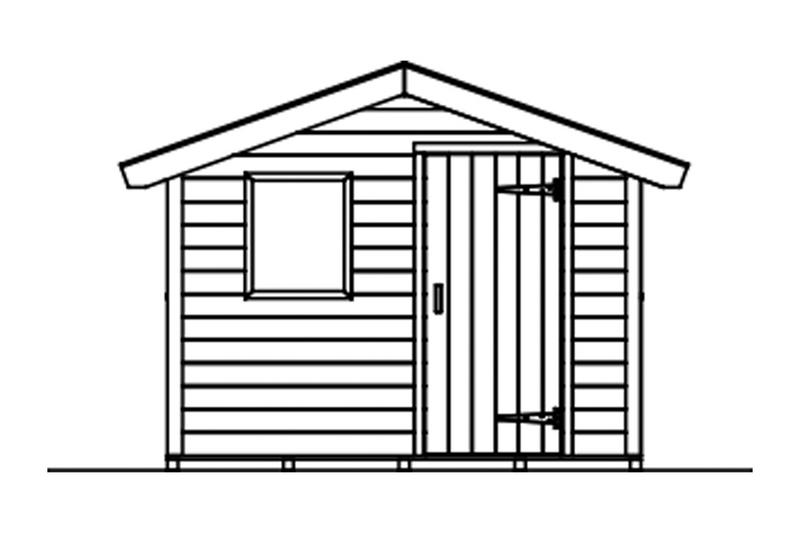 Leikkimökki Michel 3,2m²
