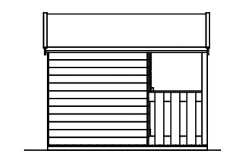Leikkimökki Michel 3,2m²