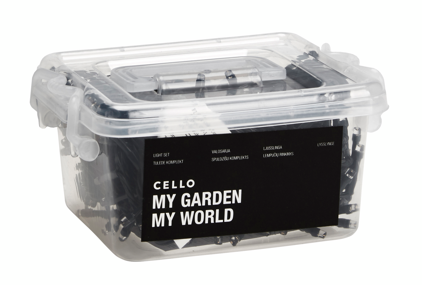 Valosarja Cello 80 lediä IP44 lämmin valkoinen