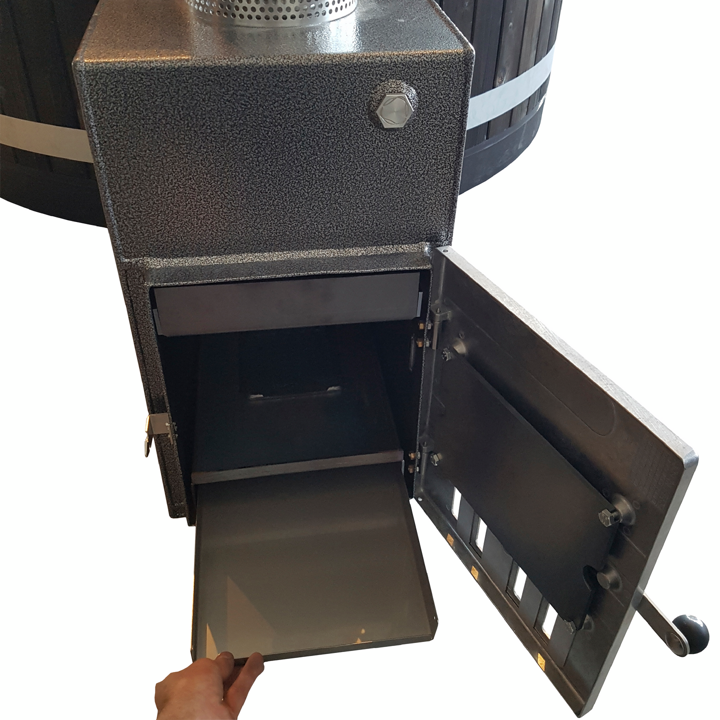 Tuhkalaatikko Kirami cult ja Macu kamiinoihin