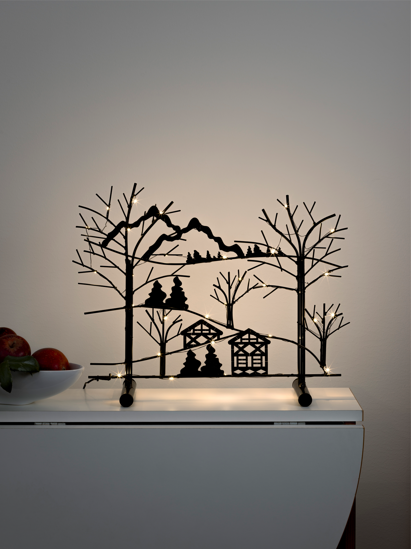 Valokoriste Konstsmide 3564-710 siluetti musta led