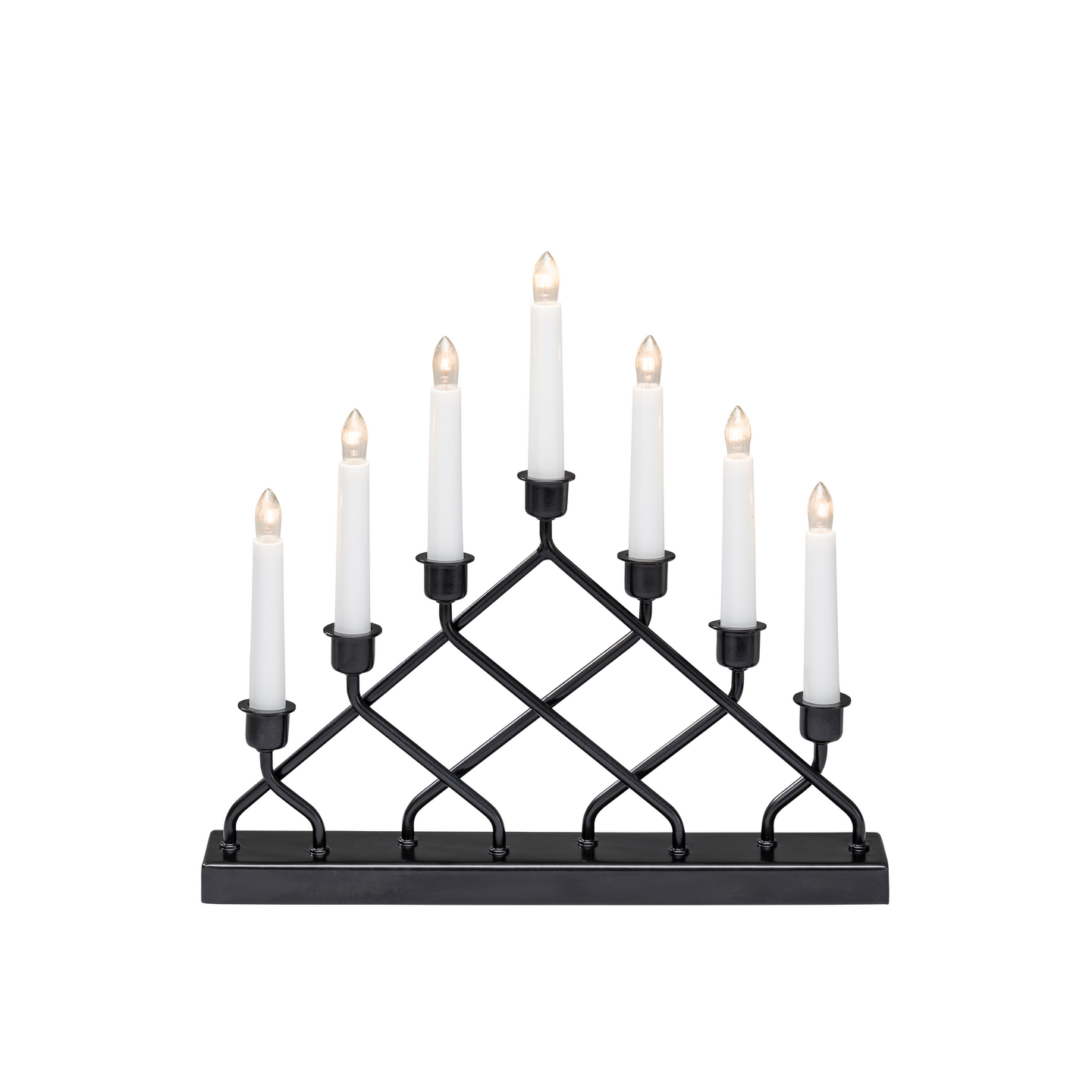 Metallikynttelikkö Konstsmide musta 3529-710TR