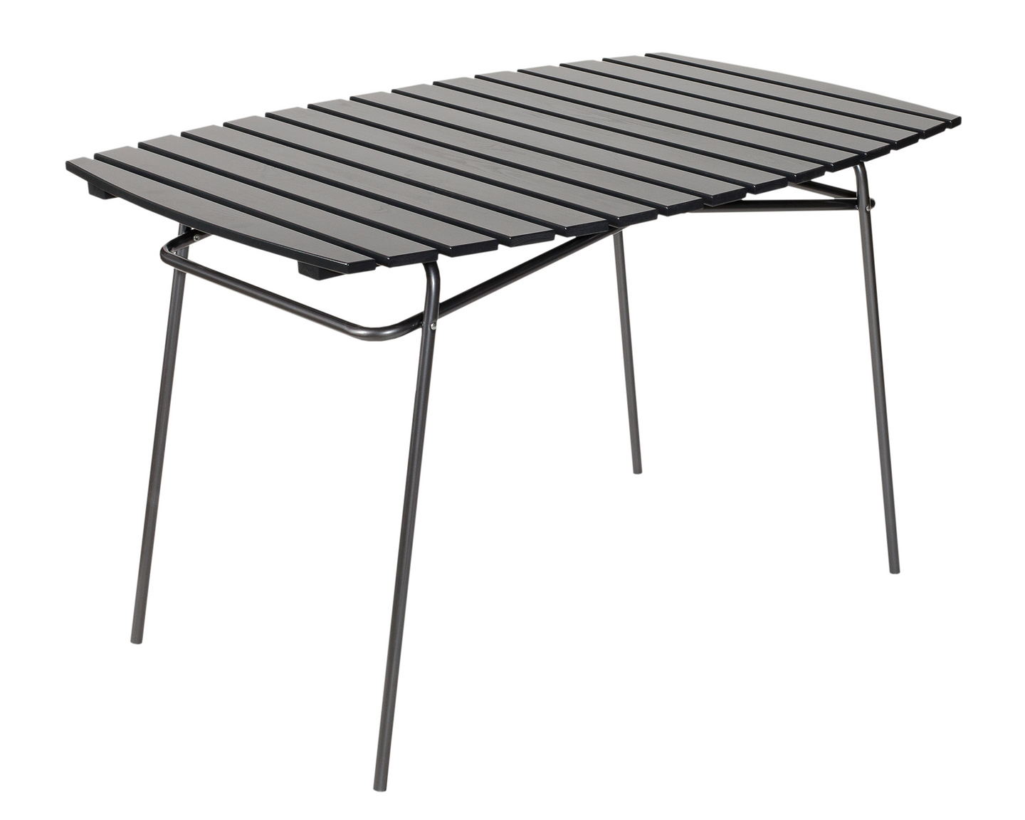 Taittopöytä Varax Retro 120x80cm musta/harmaa