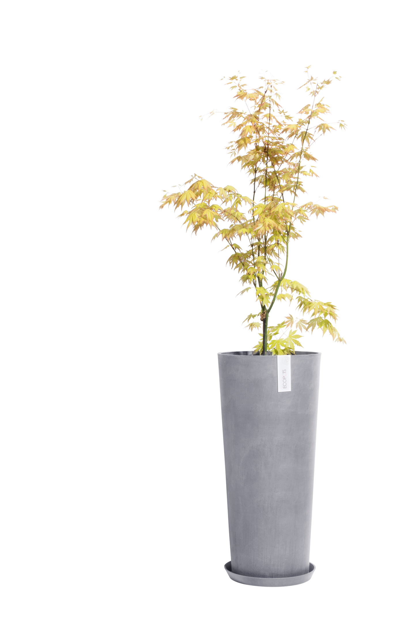 Ruukku Ecopots Amsterdam keskikorkea 50cm harmaa