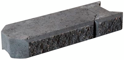 Aitakivi Rudus kansipari 560x200x100mm musta