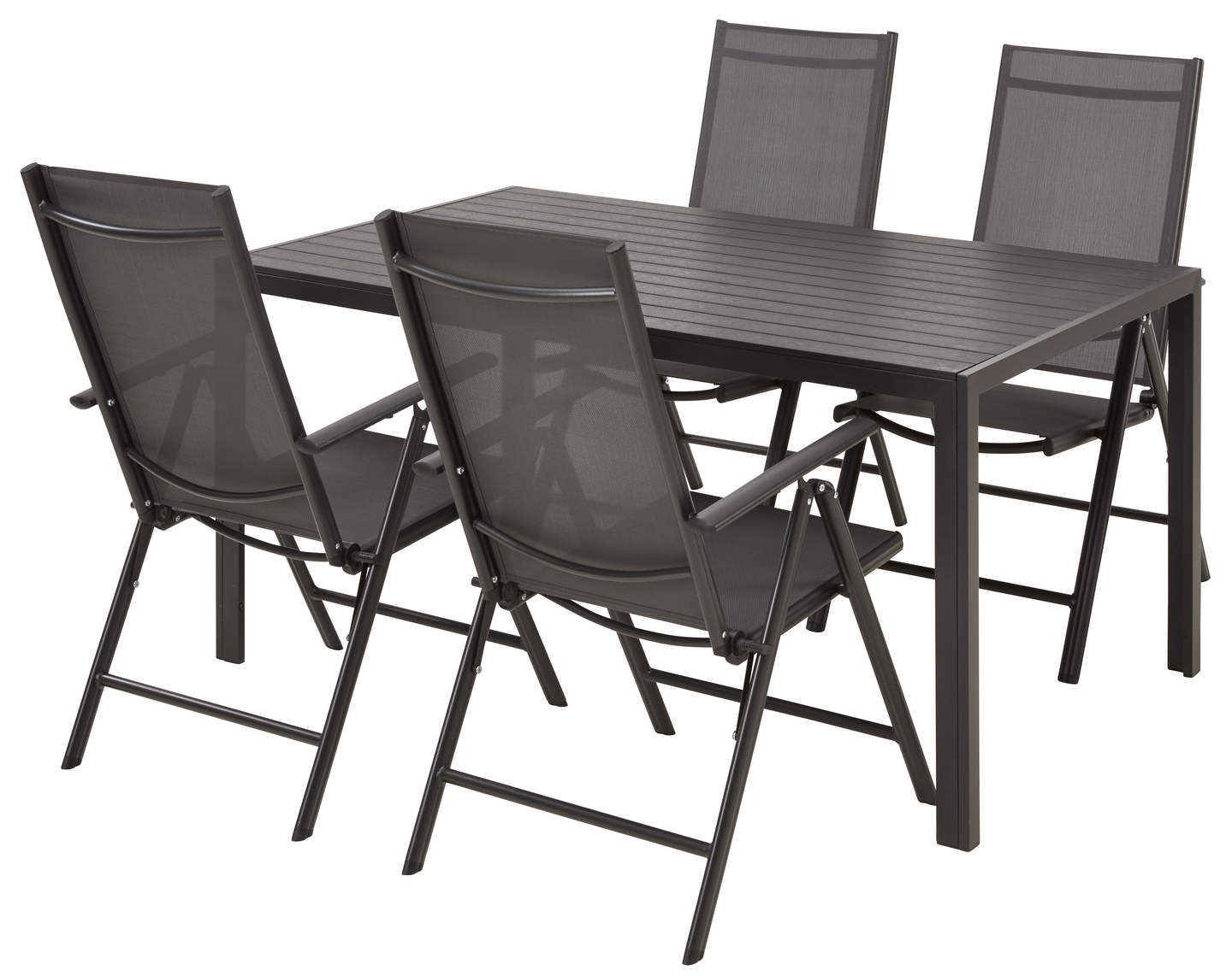 Säätötuoli Cello Naxos 7 asentoa alumiini/tekstiili 55x68x105cm