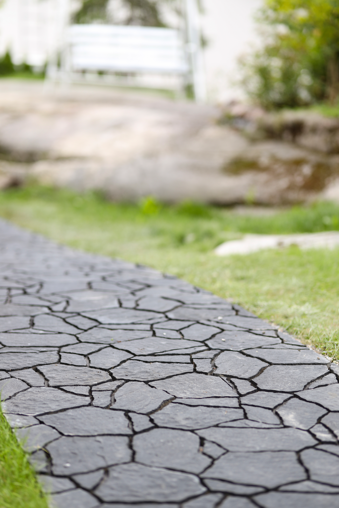 Luotokivi Rudus 80mm hiili 18kpl/m²