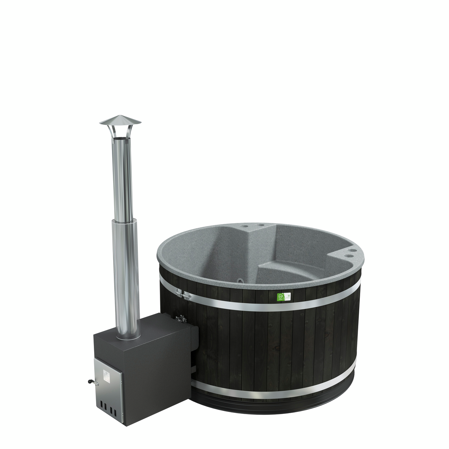 Kylpytynnyri Kirami Family M CULT-si ST hiilenmusta/harmaa