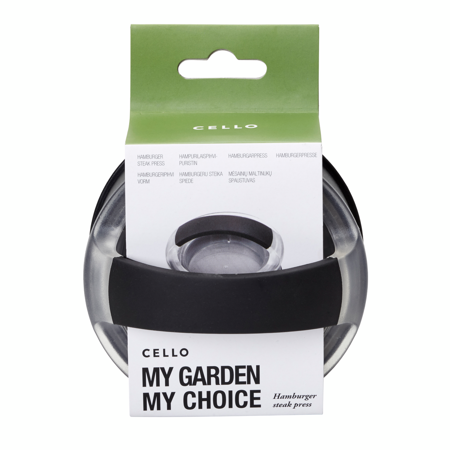 Hampurilaispihvi puristin Cello