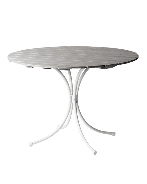 Pöytä Varax Suvisaari pyöreä harmaa/valkoinen
