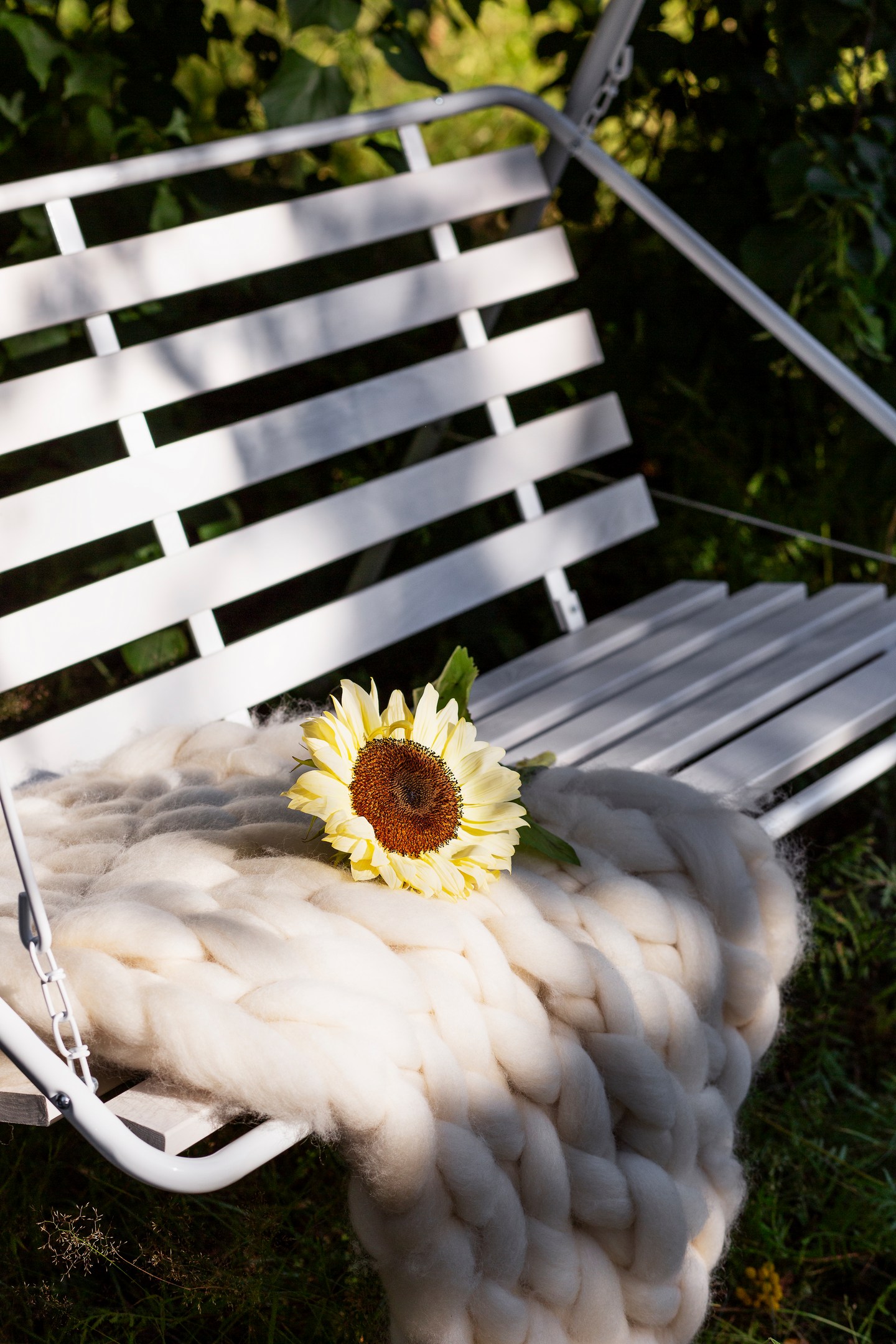 Keinu Varax Suvisaari 3-istuttava valkoinen