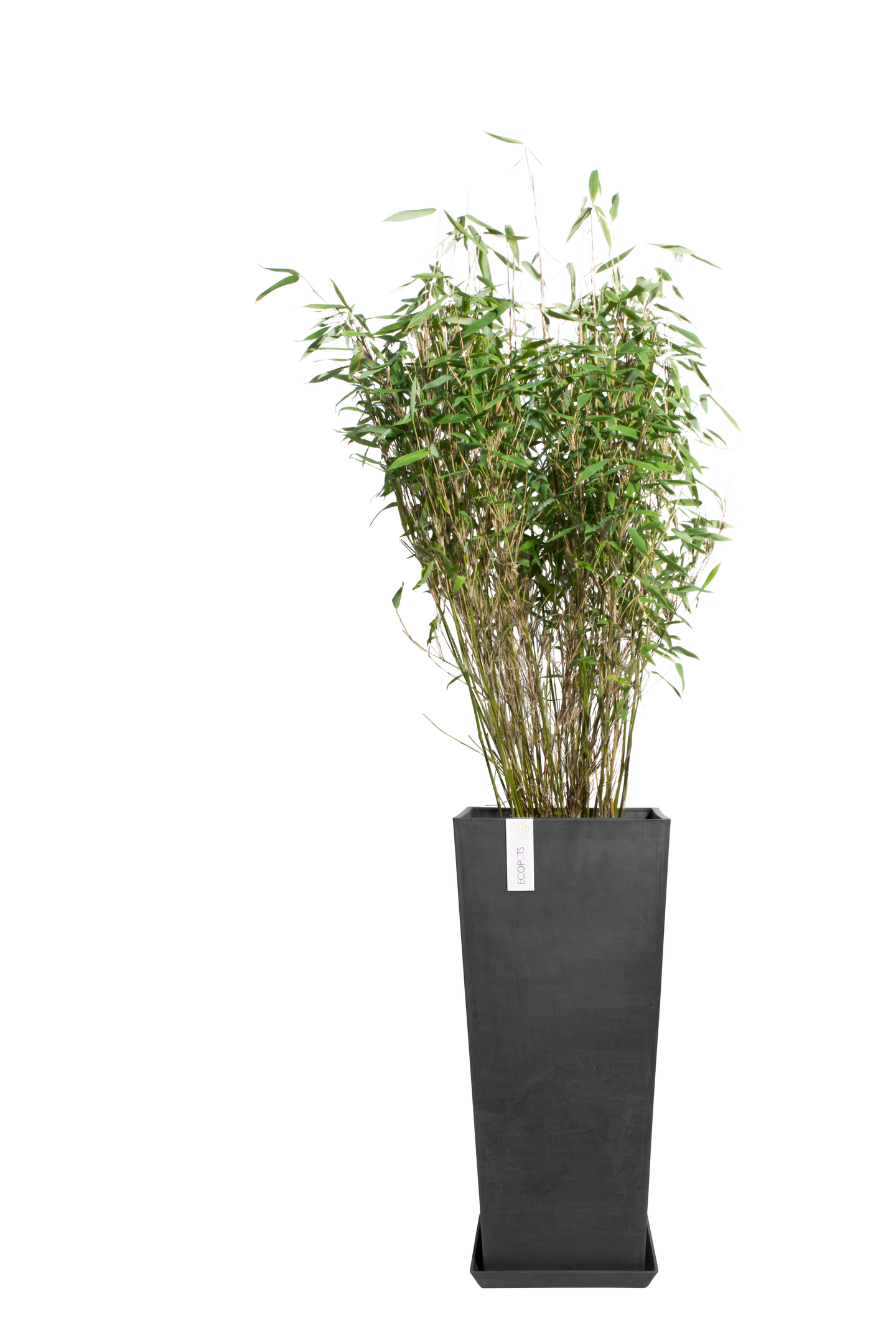 Ruukku Ecopots Rotterdam korkea tummanharmaa