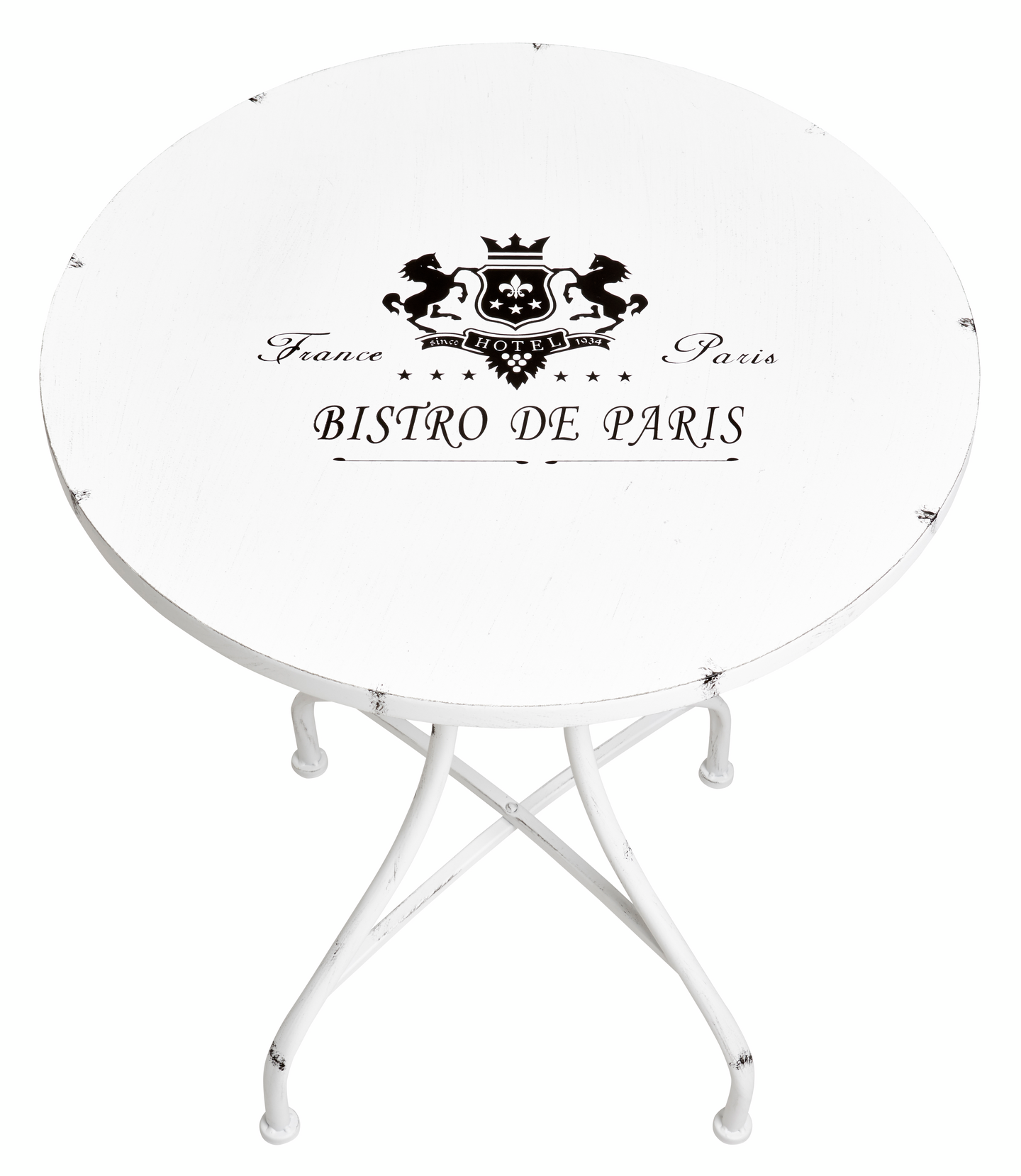 Parvekesetti Saba pöytä ja 2 tuolia valkoinen metallia