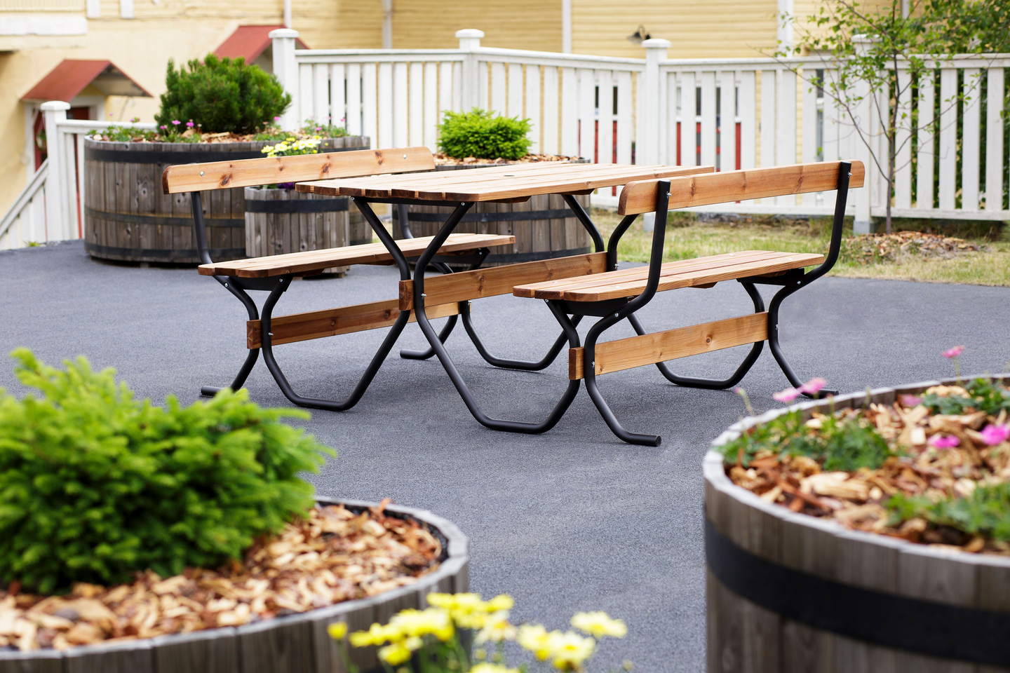 Istuinryhmä Varax Rasta Viking ruskea/musta