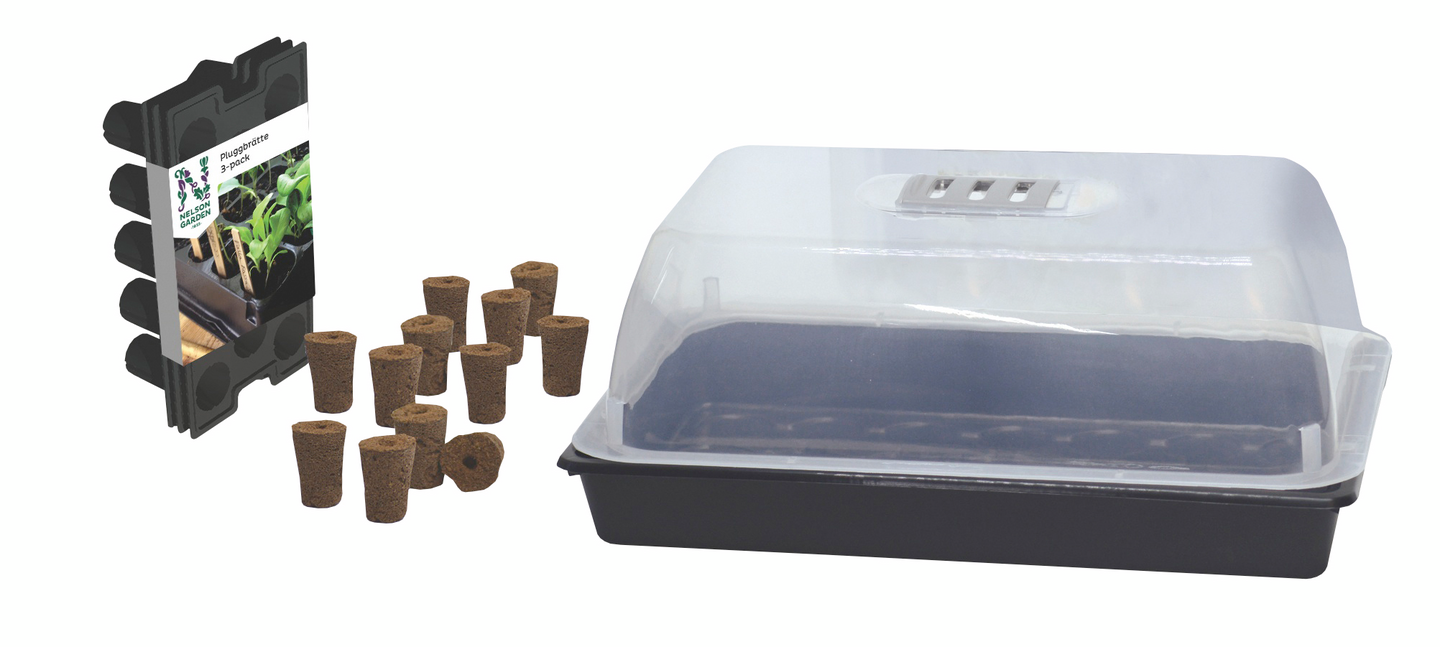 Pikkukennostot Nelson Garden + taimikasvatuslaatikko kannella