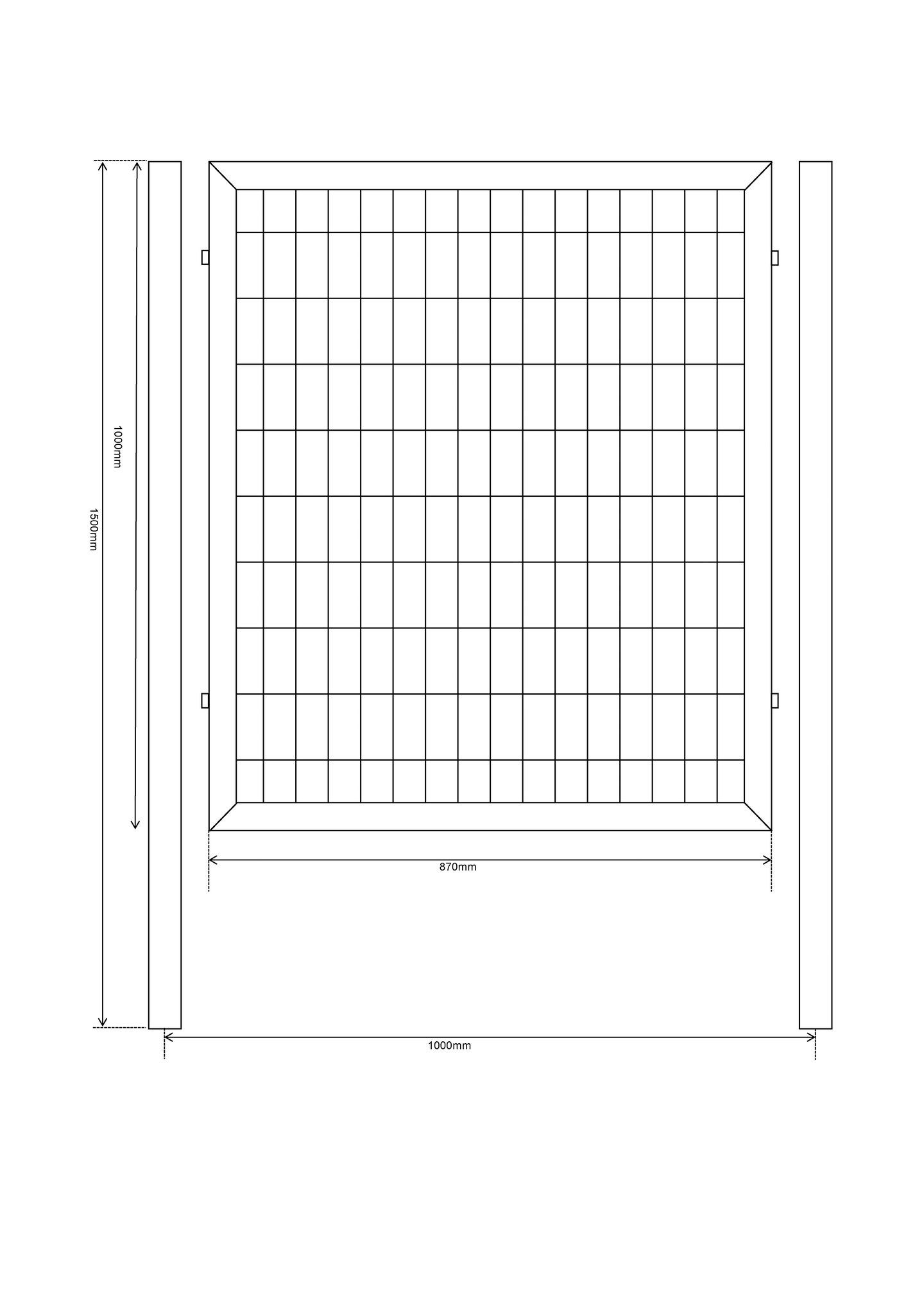 Portti FXA 1x1m vihreä