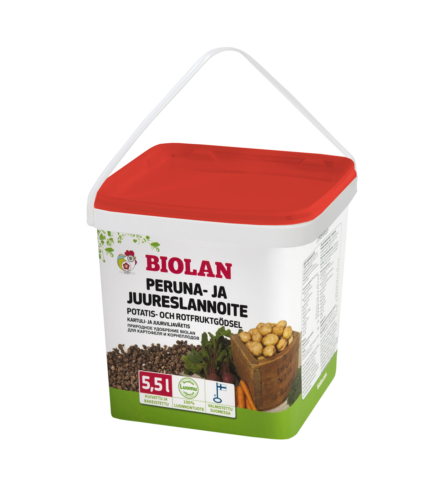 Peruna- ja juureslannoite Biolan 5,5l