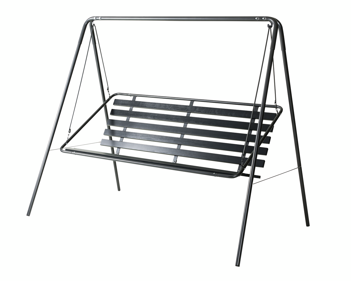 Keinu Varax Retro 3-istuttava musta/harmaa