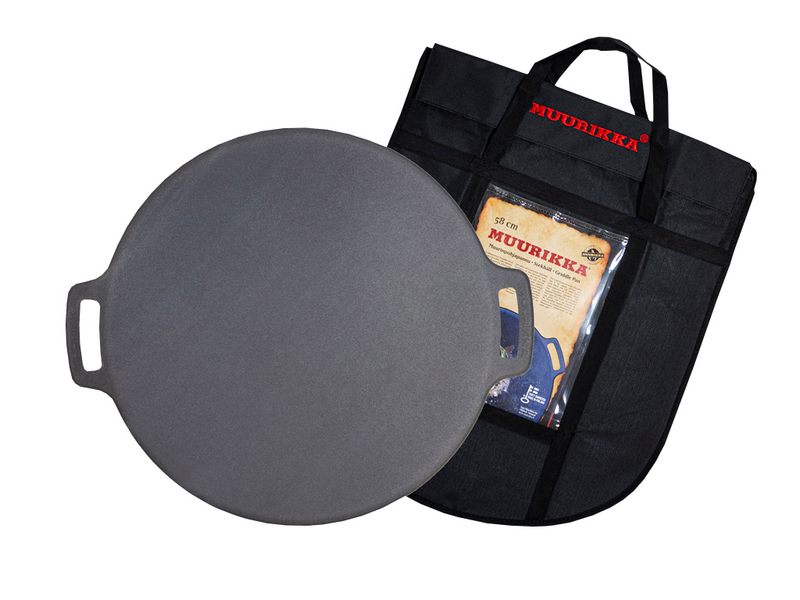 Muurikka-pannu 58cm suojapussissa ilman jalkoja