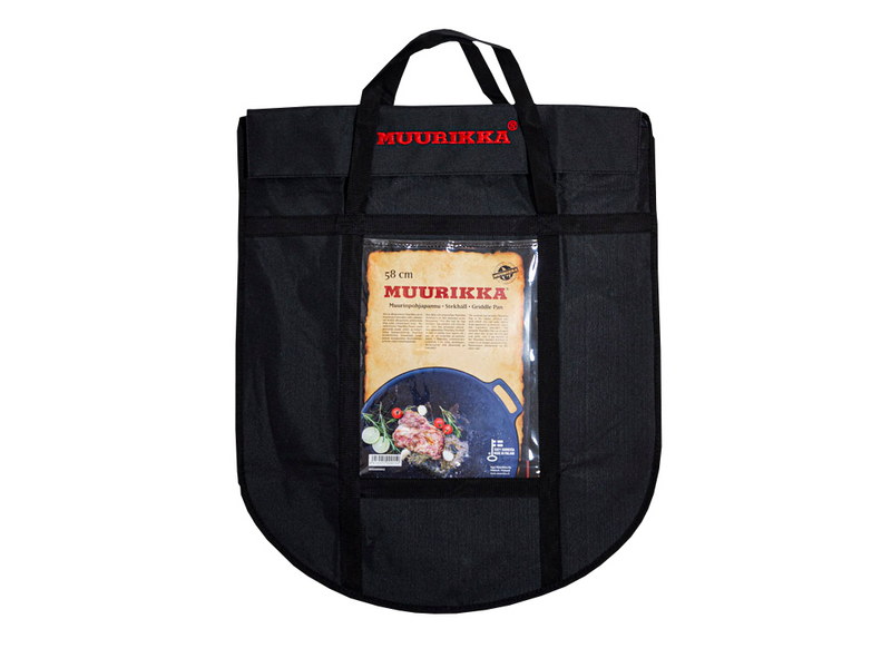 Muurikka-pannu 58cm suojapussissa ilman jalkoja