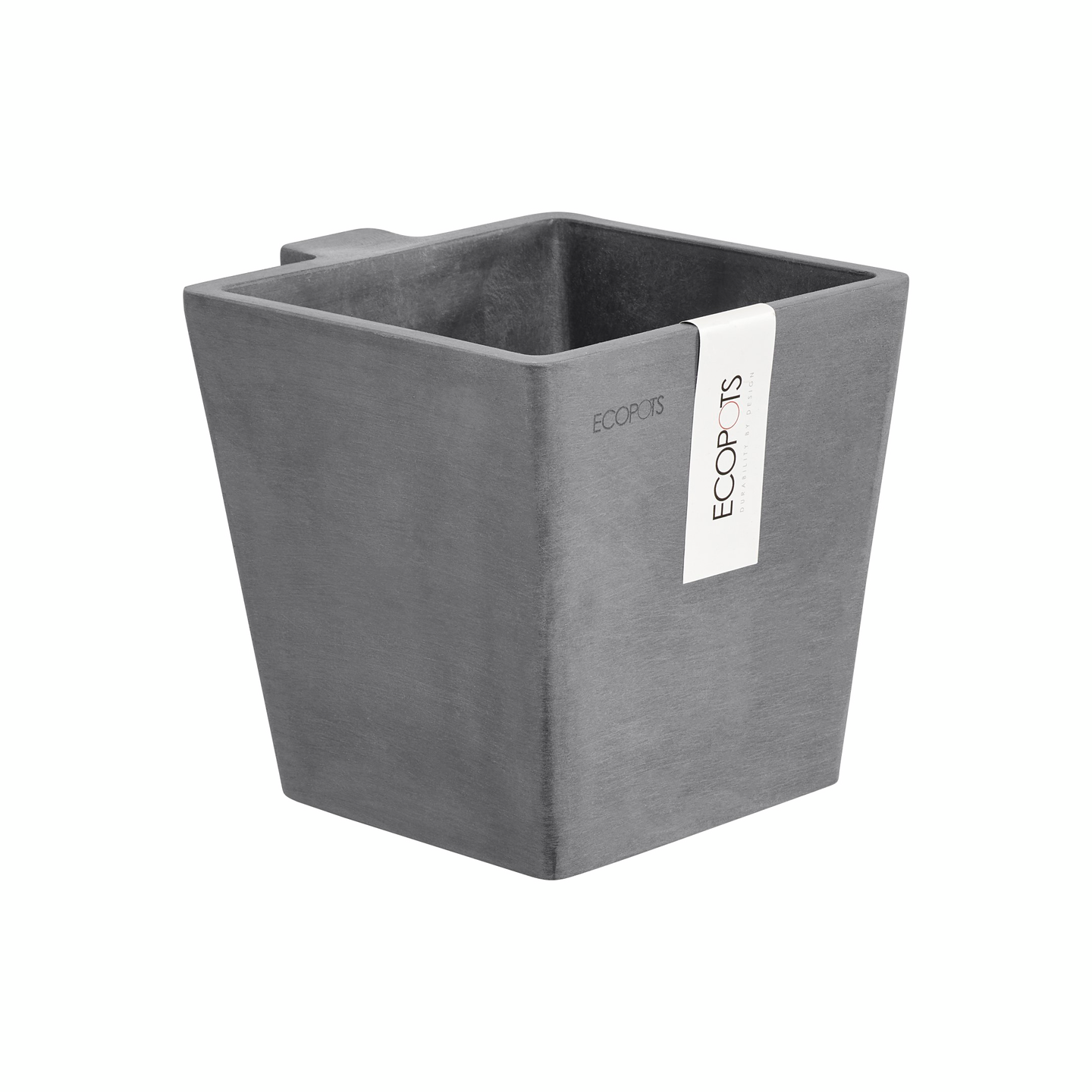 Seinäruukku Ecopots Manhattan 15cm harmaa