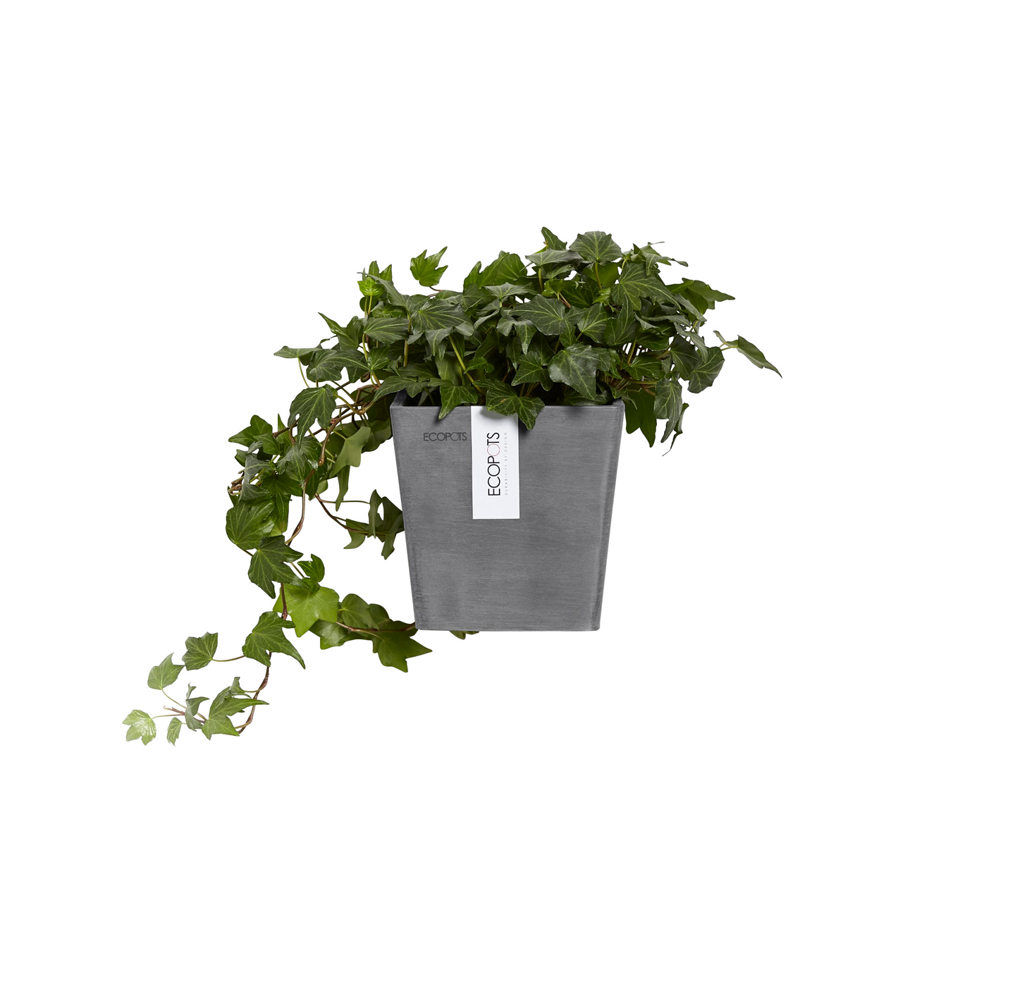 Seinäruukku Ecopots Manhattan 15cm harmaa
