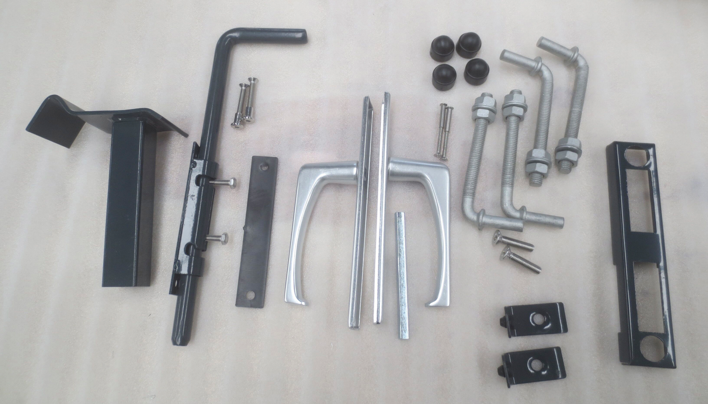 Ajoportti FXA 100x400cm harmaa