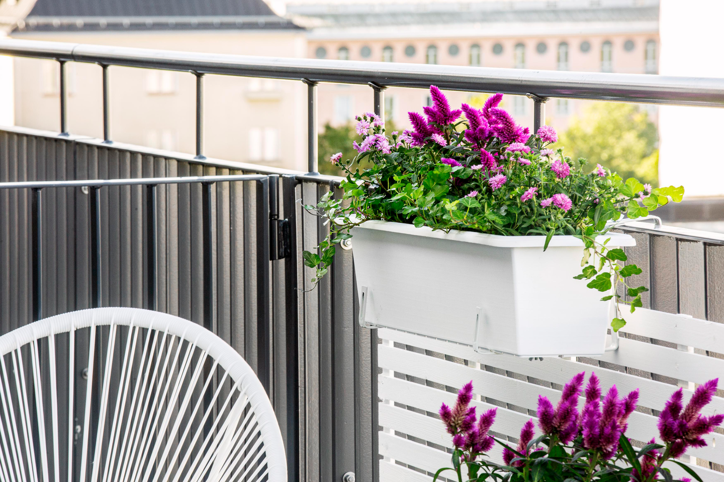 Parvekelaatikko Orthex 60cm valkoinen