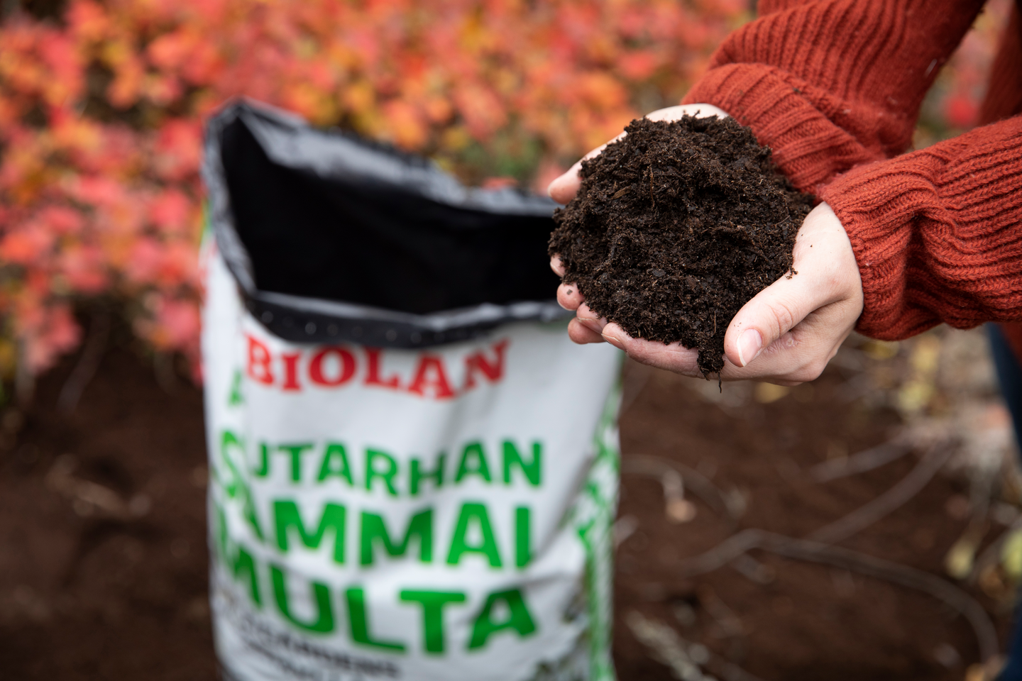 Puutarhan sammalmulta Biolan 40l