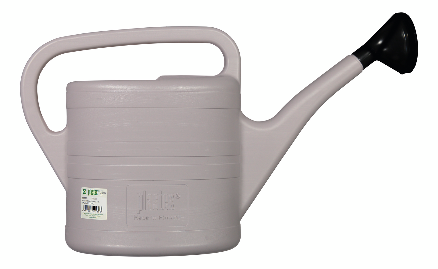 Puutarhakannu Plastex Eko 10l kierrätettyä muovia laventeli