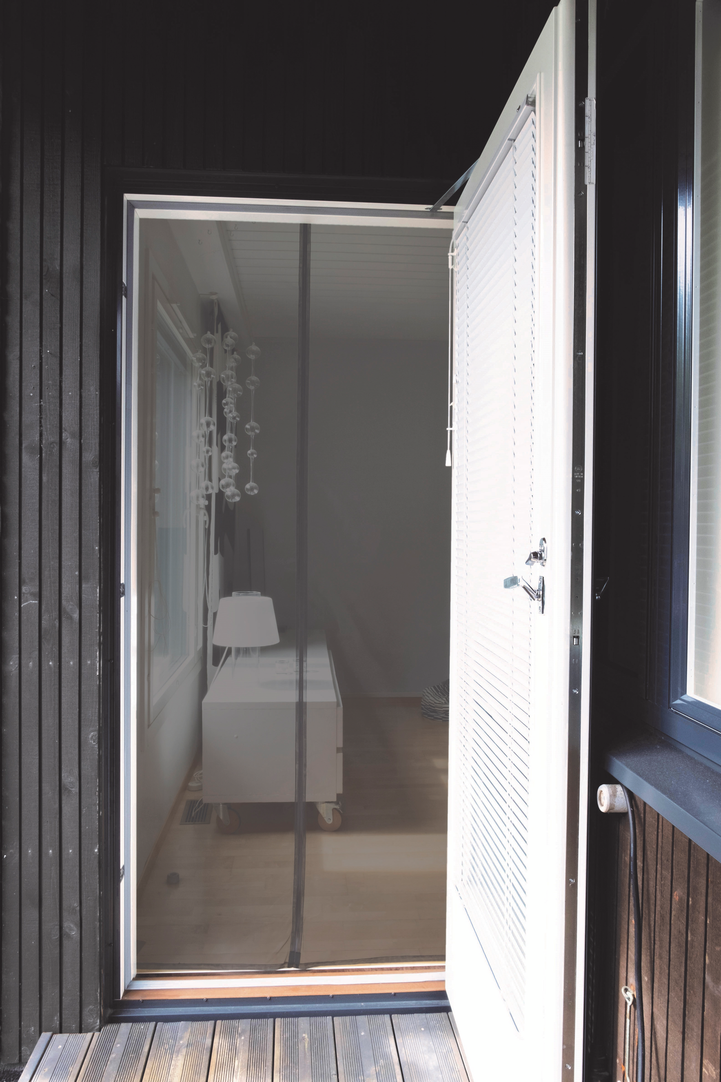 Magneettioviverho Ötökkä harmaa