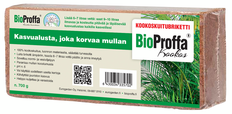 Kookoskuitubriketti BioProffa 1l/9l - K-Rauta