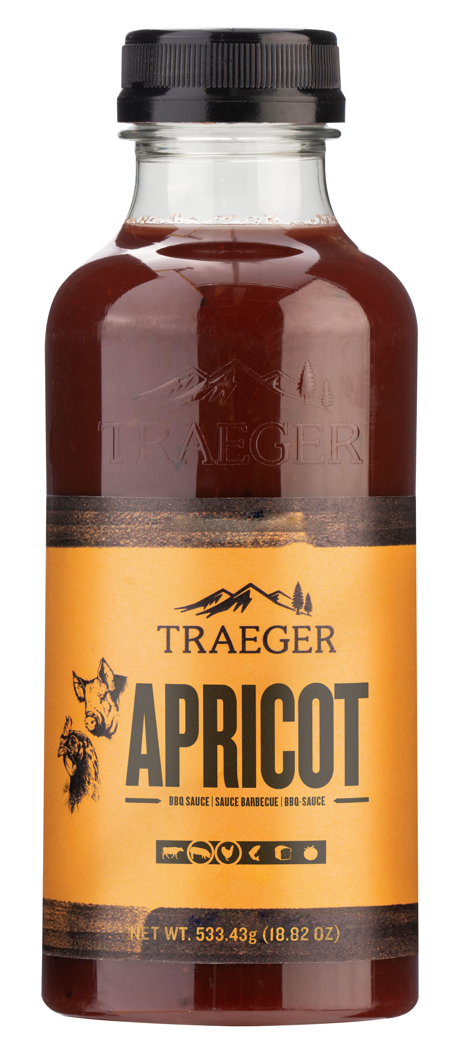 Maustekastike Traeger aprikoosi