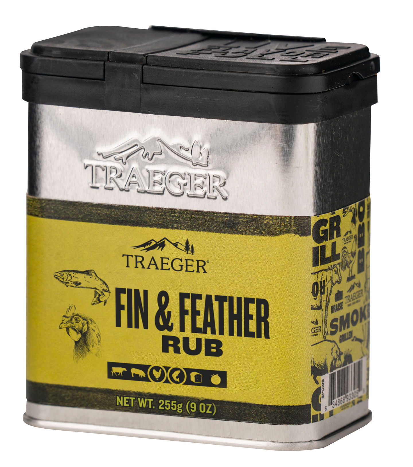 Mausteseos Traeger kala rub