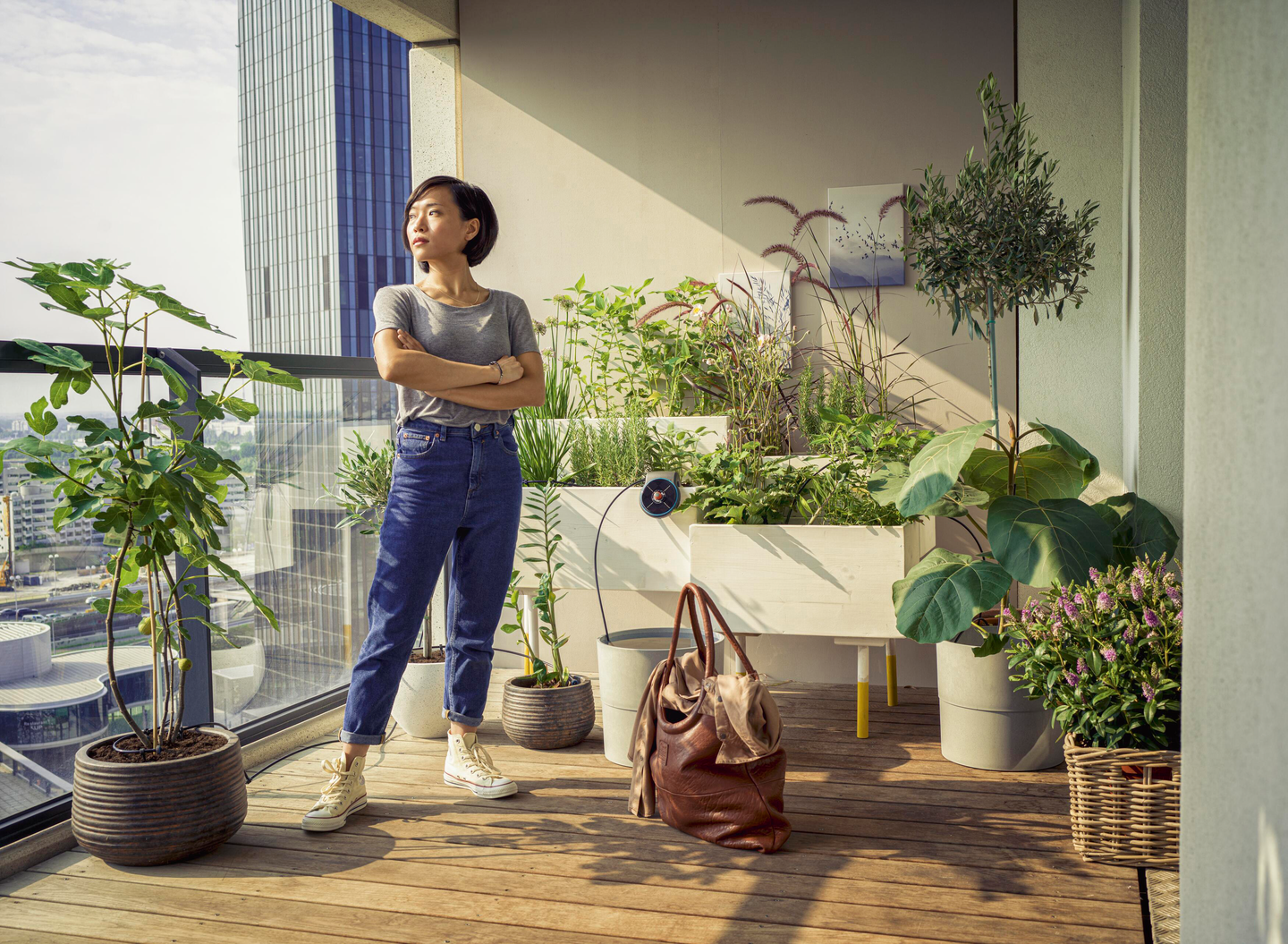 BALKONGBEVATTNING GARDENA SOLCELLSDRIV