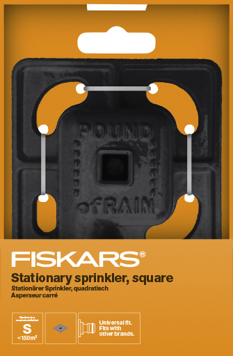 Sadetin Fiskars kiinteä nelikulmainen